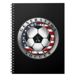 United States Generation X American Soccer Notebook
