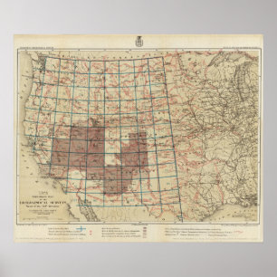 United States Geographical Surveys Poster