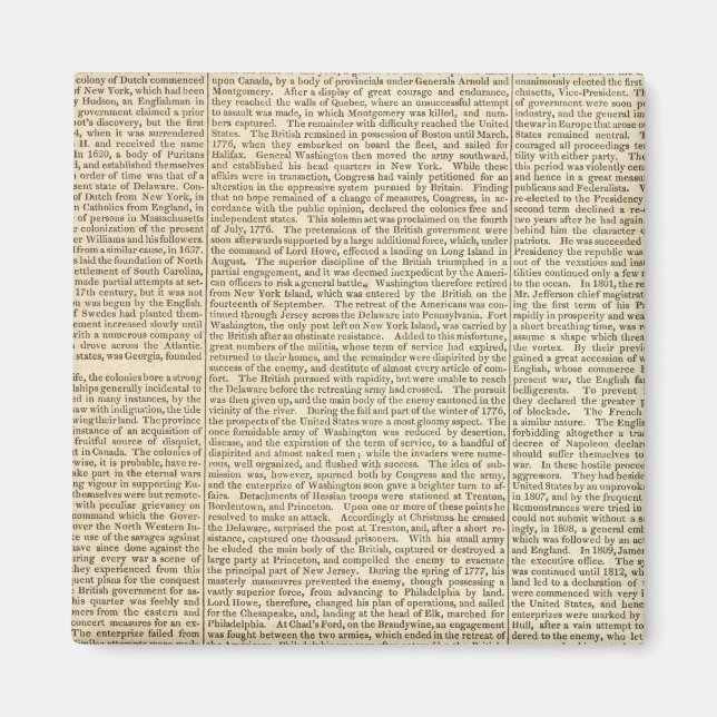 United States History Map 2 Magnet (Front)