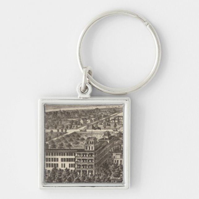 United States Hotel, Atlantic City, NJ Key Ring (Front)