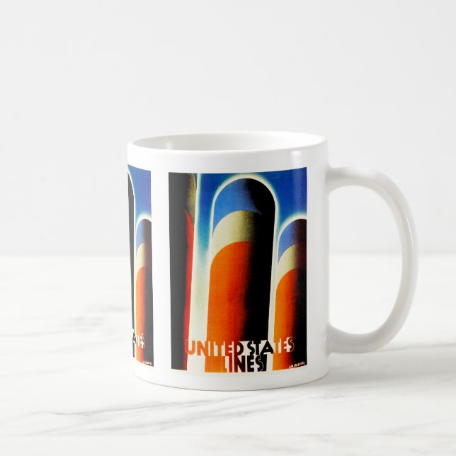 United States Lines Coffee Mug (Right)