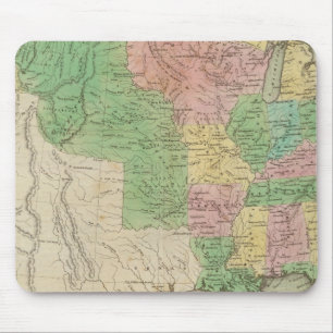 United States Map 2 Mouse Pad