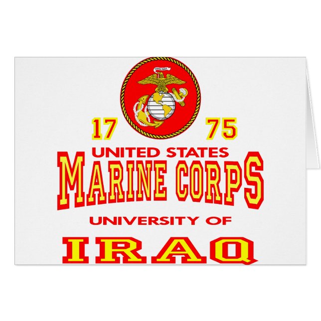 United States Marine Corps University Of Iraq (Front Horizontal)