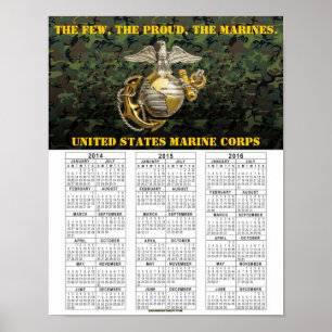 UNITED STATES MARINES POSTER