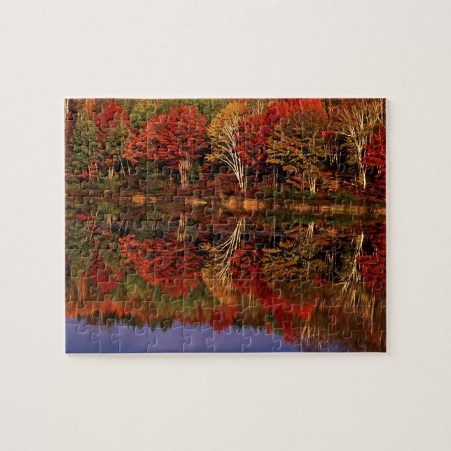 United States, Michigan, Upper Peninsula. Fall Jigsaw Puzzle (Horizontal)