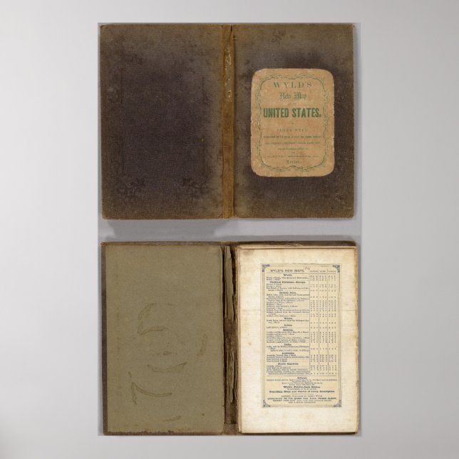 United States military map Poster (Front)