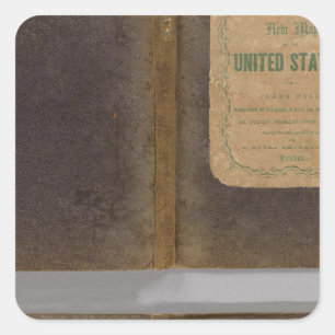 United States military map Square Sticker