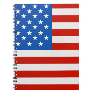 United states national flag notebook