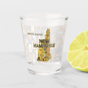 United States - New Hampshire Shot Glass