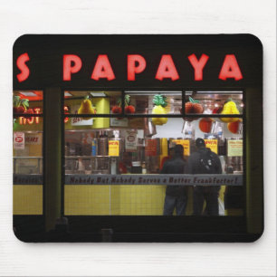 United States, New York. Grey's Papaya: window Mouse Pad