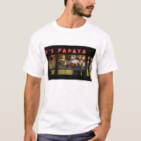 United States, New York. Grey's Papaya: window