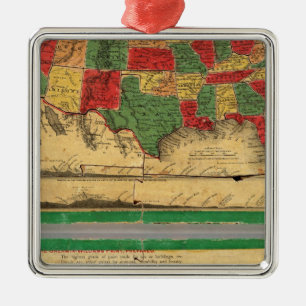 United States of America 11 Metal Tree Decoration