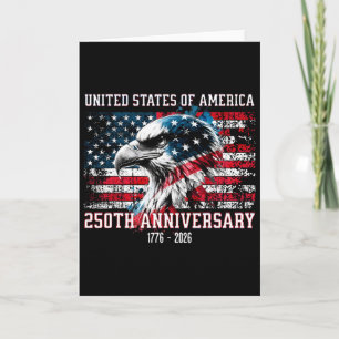 United States Of America 1776 250th Anniversary 4t Card