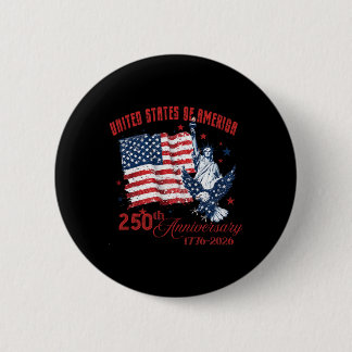 United States Of America 250th Anniversary 1776-20 6 Cm Round Badge