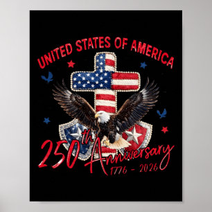 United States Of America 250th Anniversary 1776-20 Poster