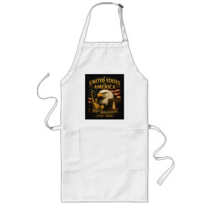 United States of America 250th Anniversary Eagle Long Apron
