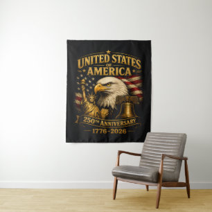 United States of America 250th Anniversary Eagle Tapestry