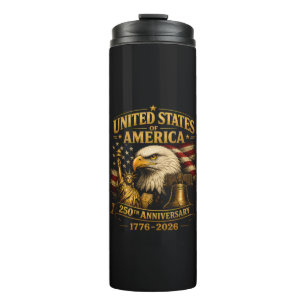 United States of America 250th Anniversary Eagle Thermal Tumbler