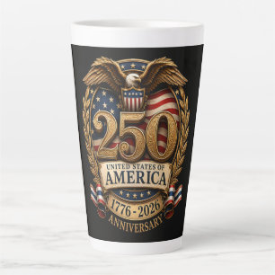 United States of America 250th Anniversary Latte Mug