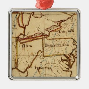 United States of America 2 Metal Ornament