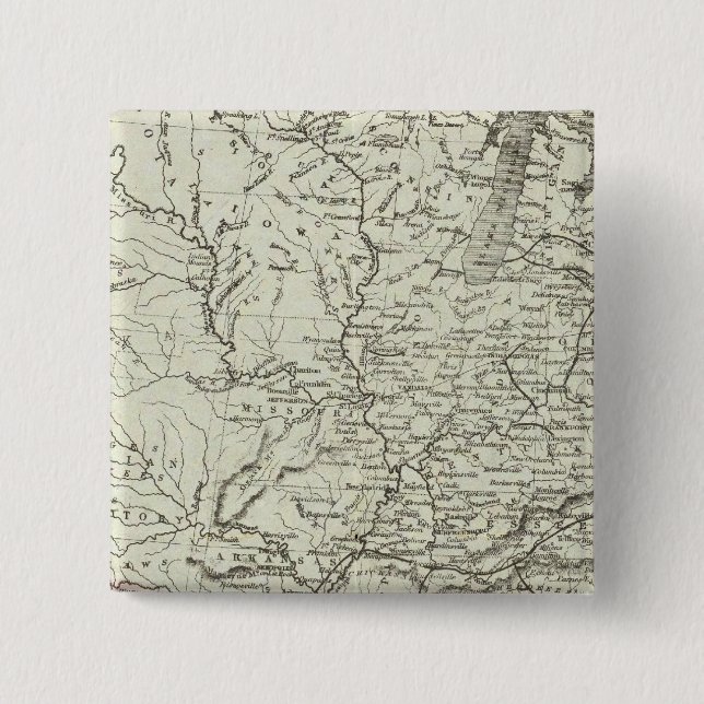 United States of America 6 15 Cm Square Badge (Front)