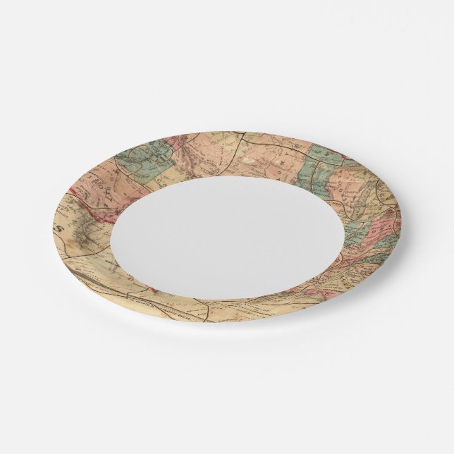 United States of America 8 Paper Plate (Angled)