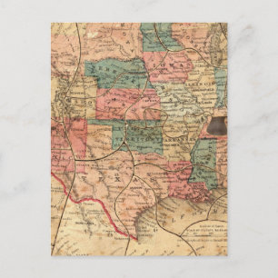 United States of America 8 Postcard