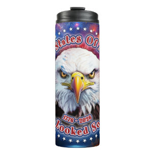 United States Of America Brown Eagle Fireworks M Thermal Tumbler