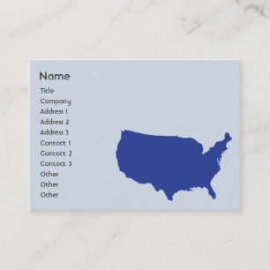 United States of America - Chubby Business Card