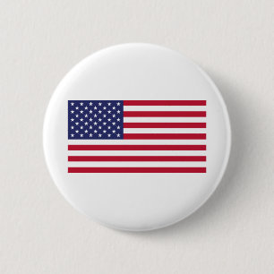 United States of America Flag 6 Cm Round Badge