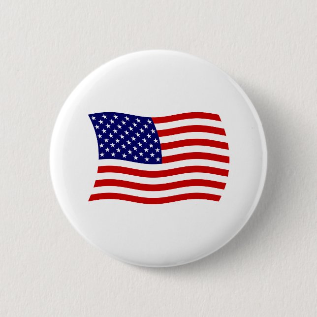 United States of America Flag Button (Front)