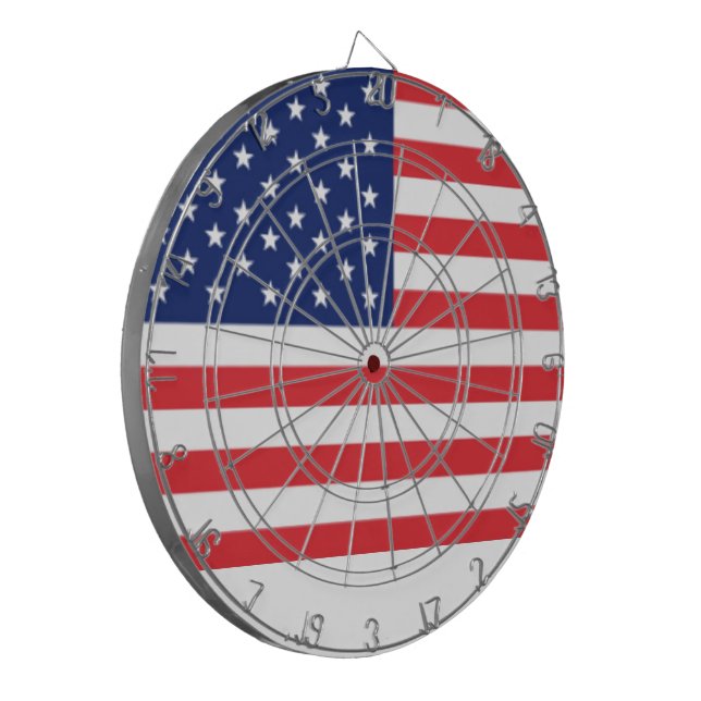United States Of America Flag Dartboard (Front Left)