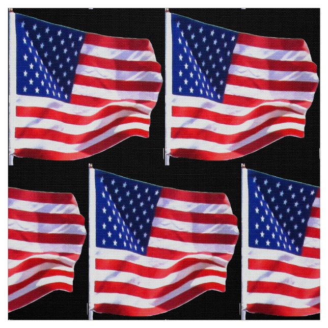 United States of America Flag Fabric (Swatch)