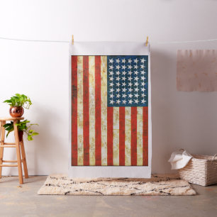 United States of America Flag - Jasper Johns Fabric