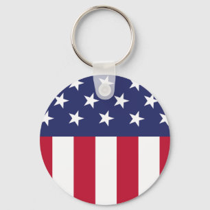 United States of America Flag Key Ring