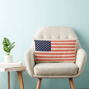 United States of America flag Lumbar Cushion