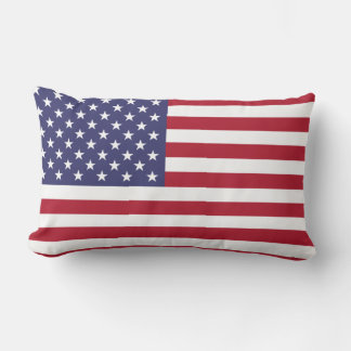 United States of America Flag Lumbar Cushion