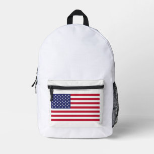 United States of America Flag Printed Backpack
