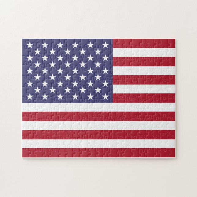 United States of America Flag Puzzle (Horizontal)