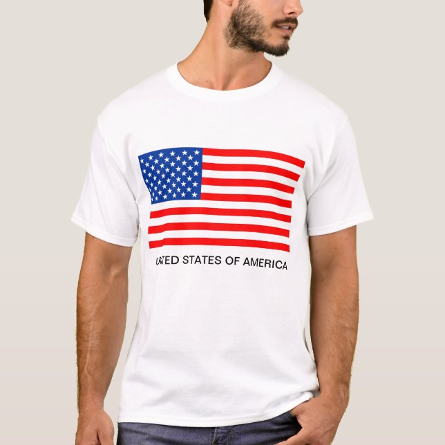 united states of america flag shirt (Front)