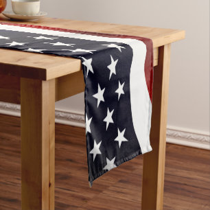 UNITED STATES OF AMERICA FLAG SHORT TABLE RUNNER