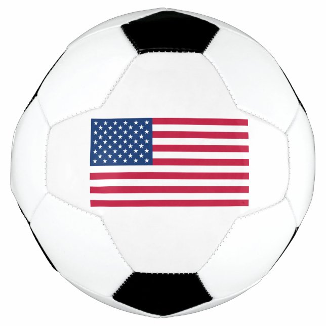 United States of America Flag Soccer Ball (Front)
