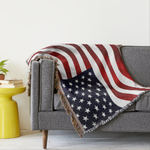 UNITED STATES OF AMERICA FLAG THROW BLANKET