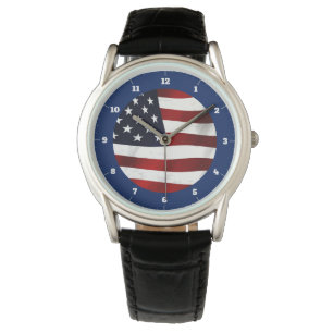 UNITED STATES OF AMERICA FLAG WATCH