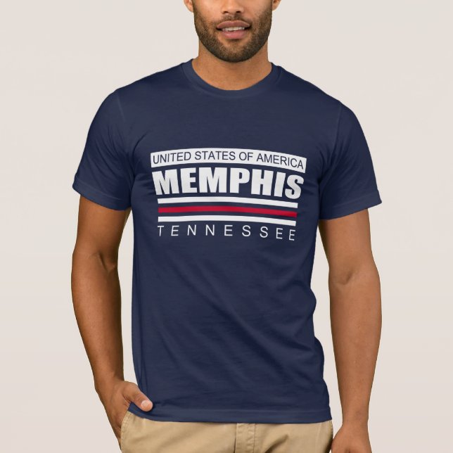 United States of America MEMPHIS Tennessee CITY T-Shirt (Front)