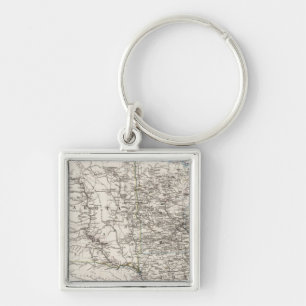 United States of America Mid west Key Ring