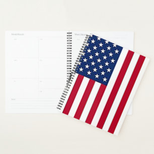 United States of America National flag Planner
