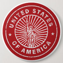 United States of America Retro White Red 