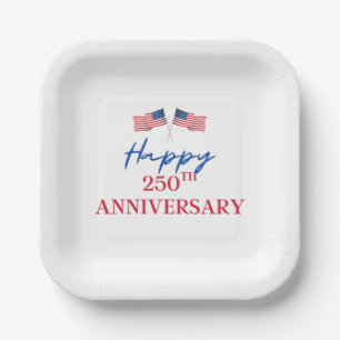 United States of America’s 250th Anniversary Paper Plate