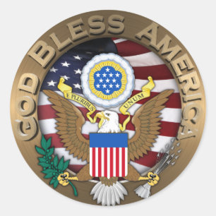 United States of America Seal - God Bless America